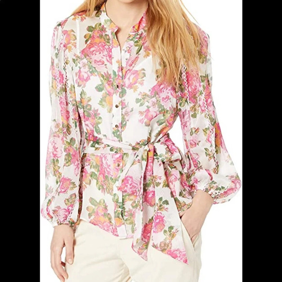 Keepsake Floral Oblivion blouse, size small - Picture 3 of 6